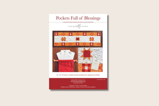 Pockets Full of Blessings Table Runner - PDF Pattern