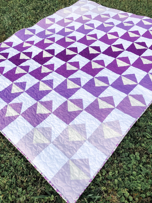 Letters | A Quilt About Kinship from Sew Worthy Mama | Ombré Colorway