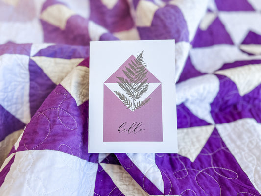 How to Gift the Letters Quilt | Free Matching Stationery