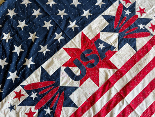 Pattern Spotlight: Thread, White, and Boom! — A Patriotic Quilt Pattern for the USA 250th (and Beyond!)