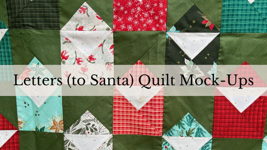 Letters (to Santa) Quilt