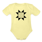 Mama Makes a Good Point | Organic Short Sleeve Baby Onesie - washed yellow